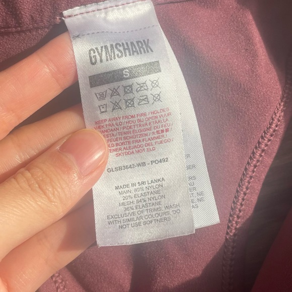 Mauve Gymshark Sports Bra Top - Picture 3 of 4